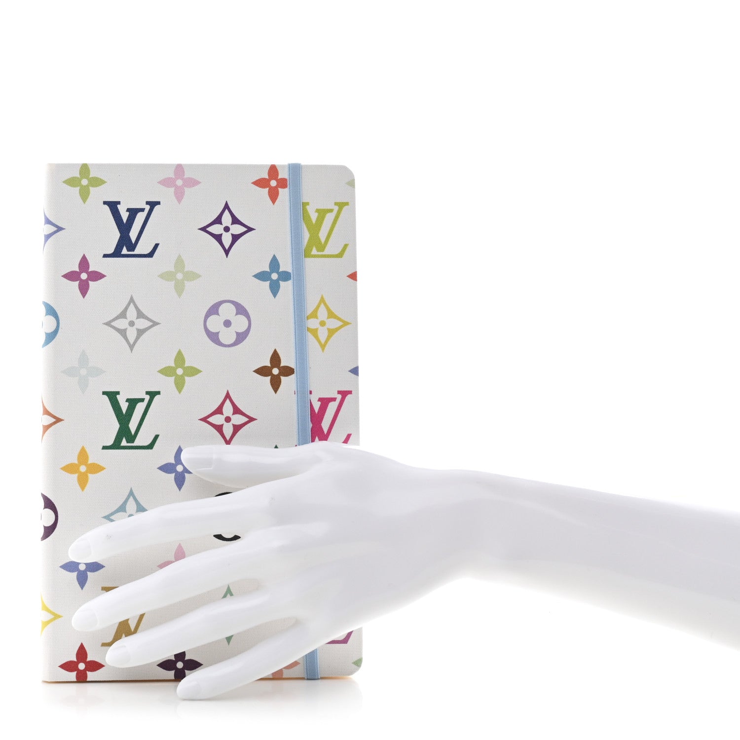 Louis Vuitton LV x TM Monogram Multicolor Jane Notebook MM White 2 of 7