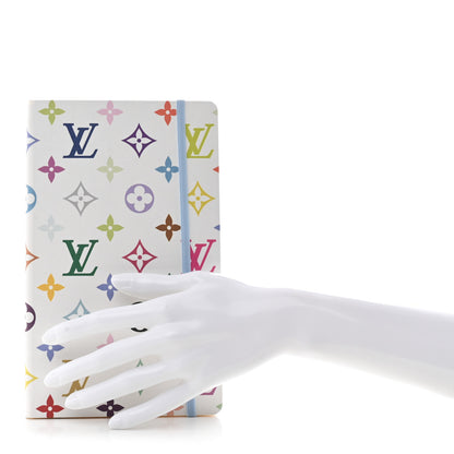 Louis Vuitton LV x TM Monogram Multicolor Jane Notebook MM White 2 of 7