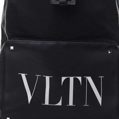 Valentino Garavani Nylon VLTN Rockstud Backpack Black 10 of 10