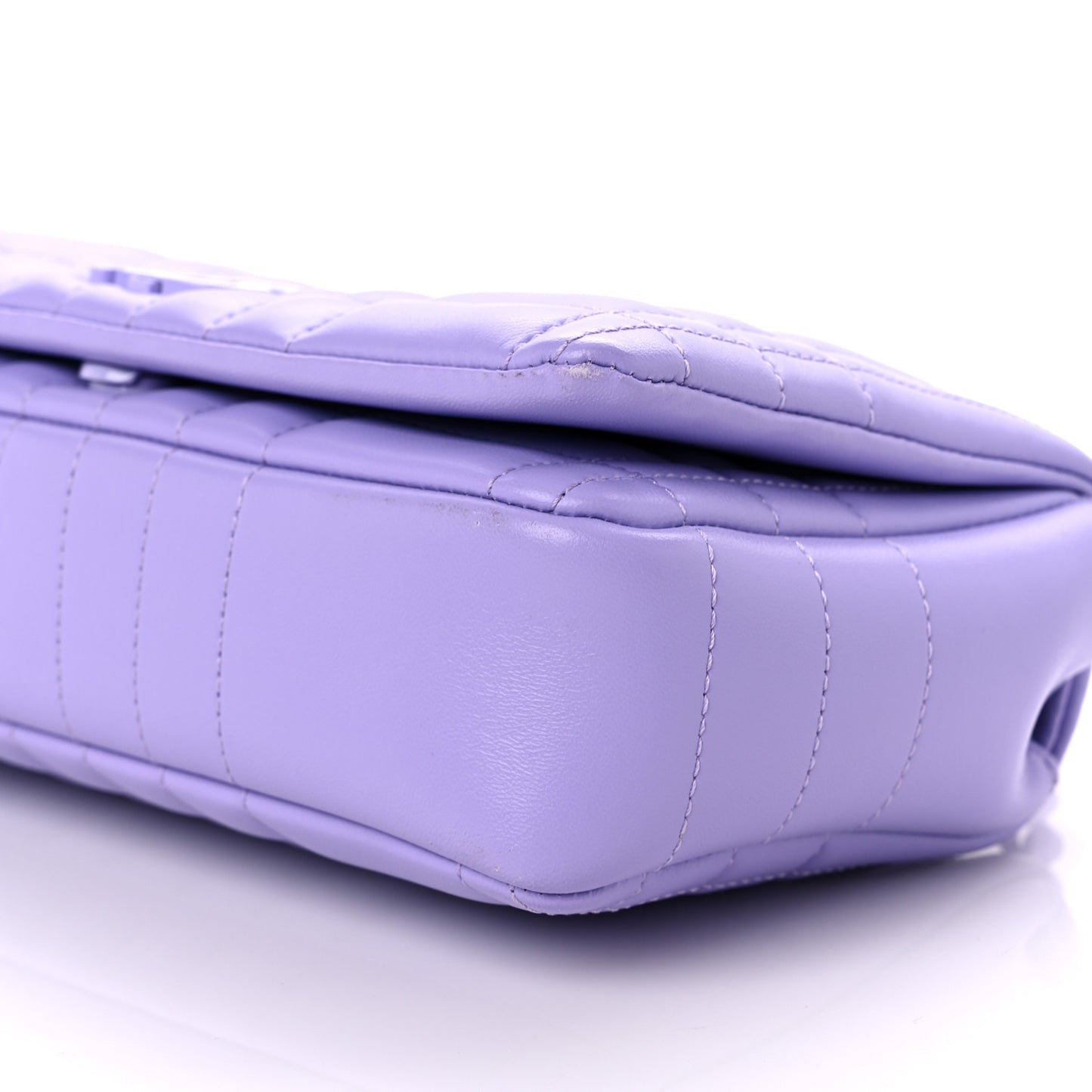Lambskin Quilted Small Lola Bag Soft Violet