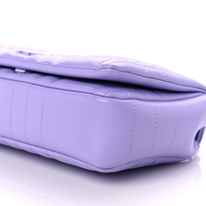 Burberry Lambskin Quilted Small Lola Bag Soft Violet 8 of 11