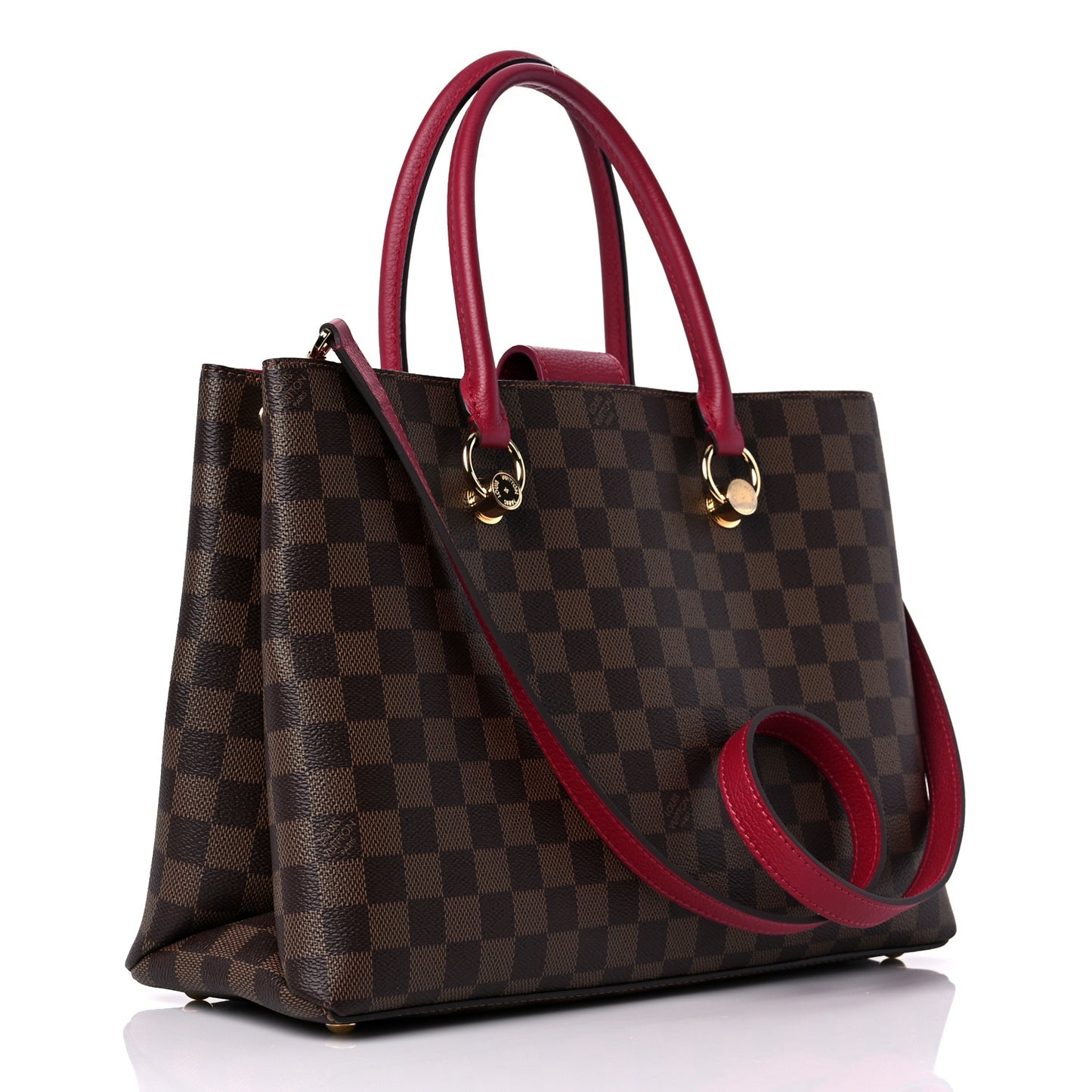 Damier Ebene LV Riverside Lie De Vin