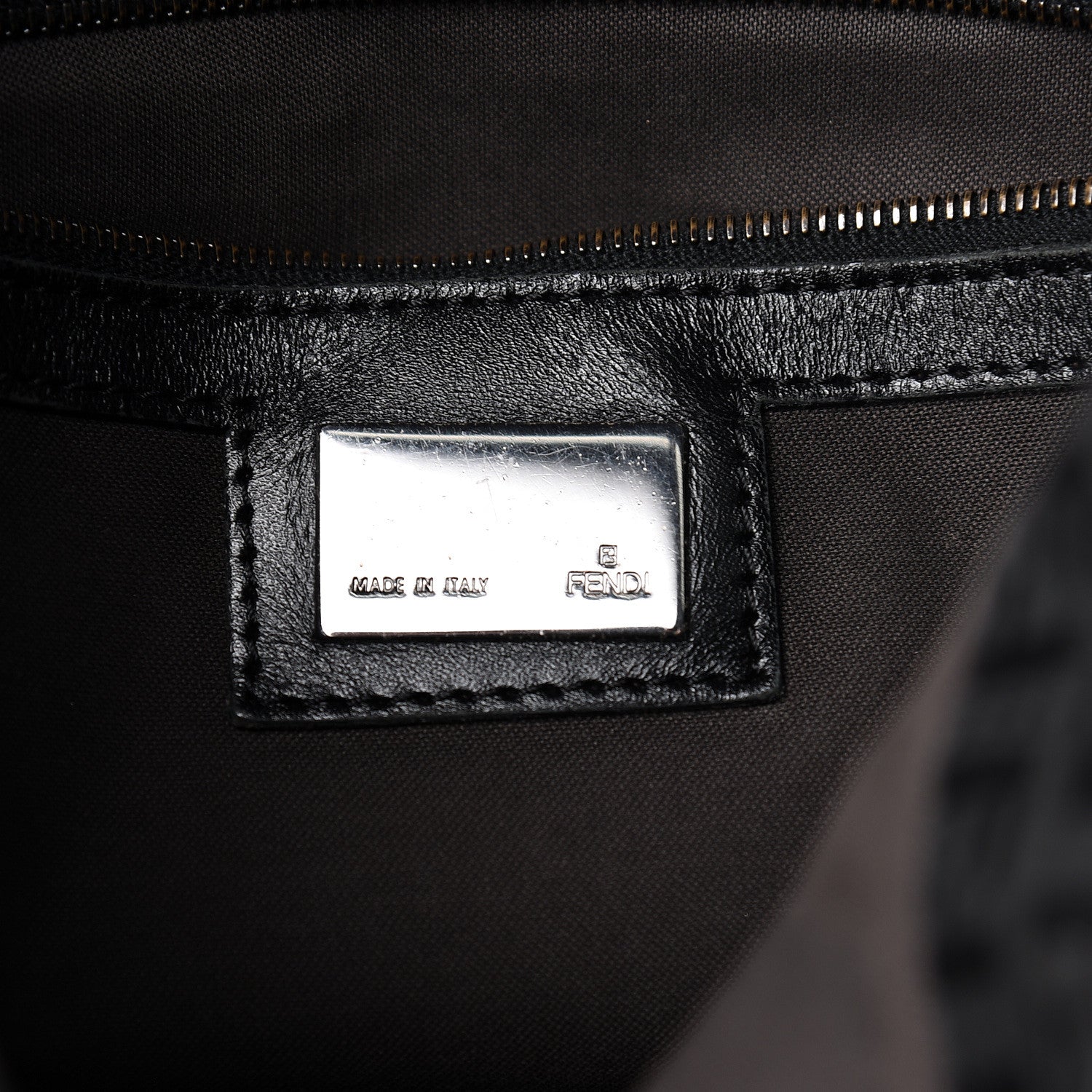 Fendi Zucchino Mama Baguette Black 6 of 17