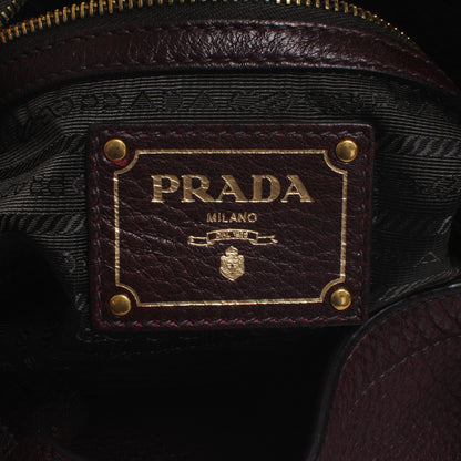 Prada Vitello Daino Hobo Amaranto 6 of 8