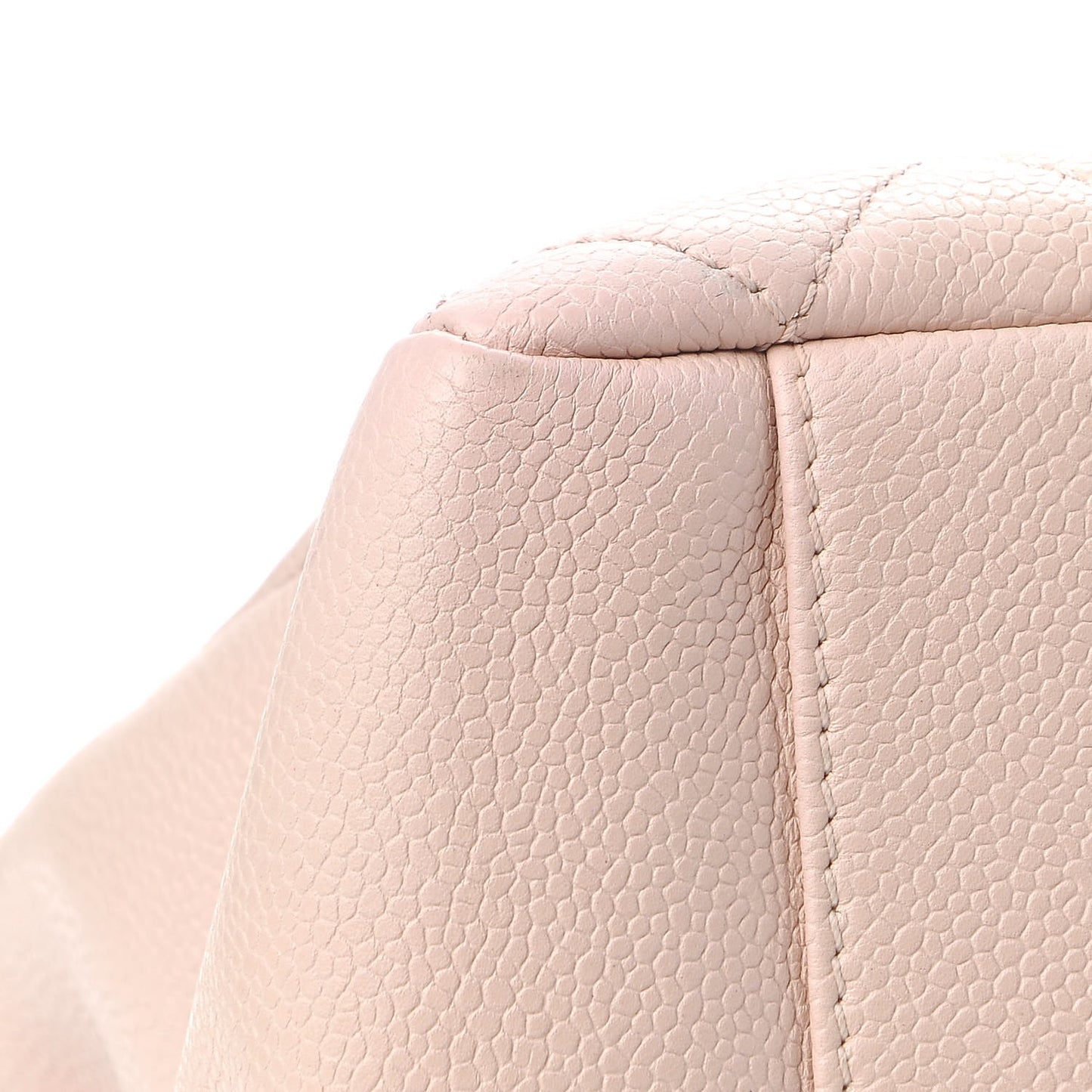 Caviar Quilted Grand Shopping Tote GST Light Pink