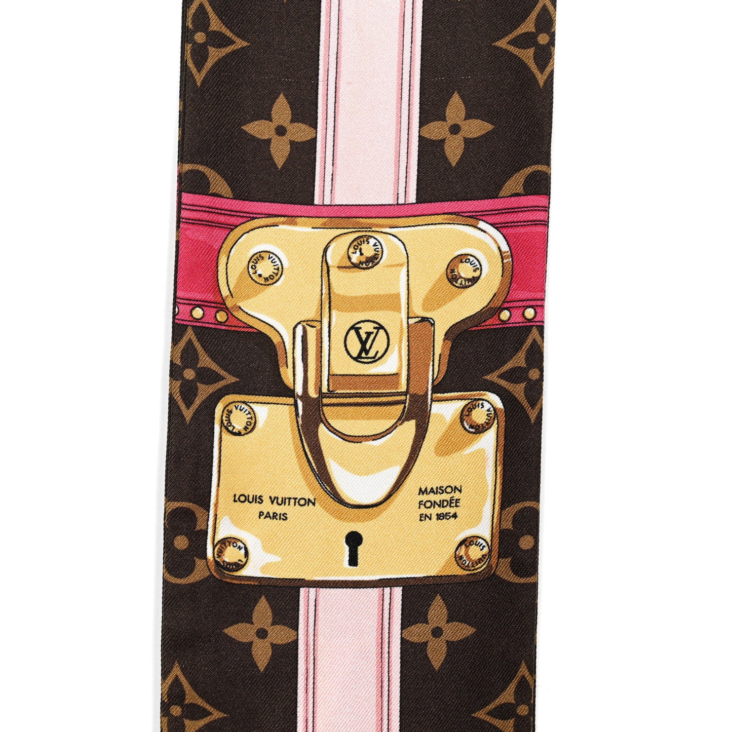Silk Monogram Summer Trunks Bandeau Brown