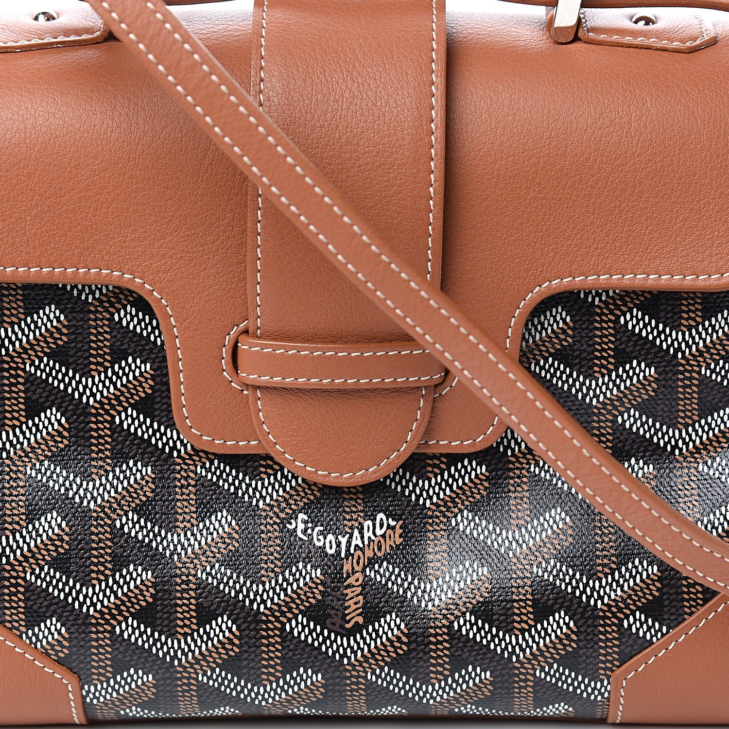 Goyard Goyardine Mini Saigon Black Gold 8 of 8