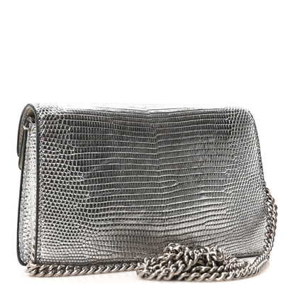 Gucci Lizard Super Mini Dionysus Bag  Silver 2 of 8