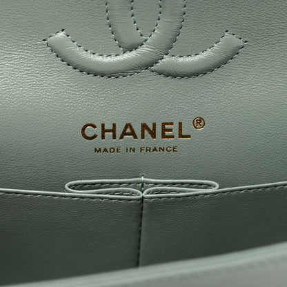 Chanel Caviar Quilted Small Double Flap Grey 7 of 10