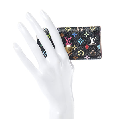 Louis Vuitton Monogram Multicolor Multicles 4 Key Holder Black Violet 2 of 12