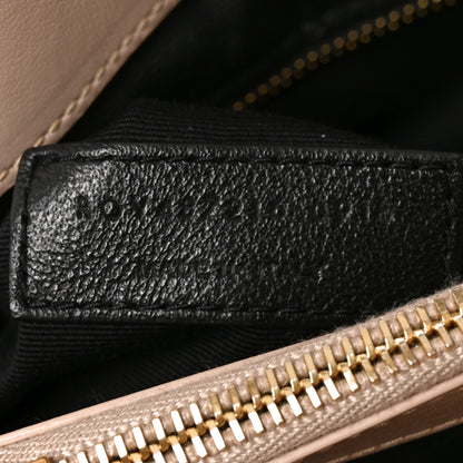 Saint Laurent Calfskin Y Quilted Monogram Medium Loulou Chain Satchel Dark Beige 7 of 10