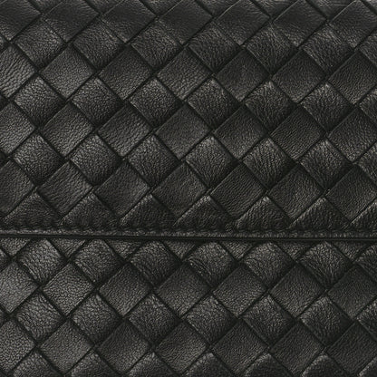Bottega Veneta Nappa Intrecciato Continental Flap Wallet Black 8 of 10