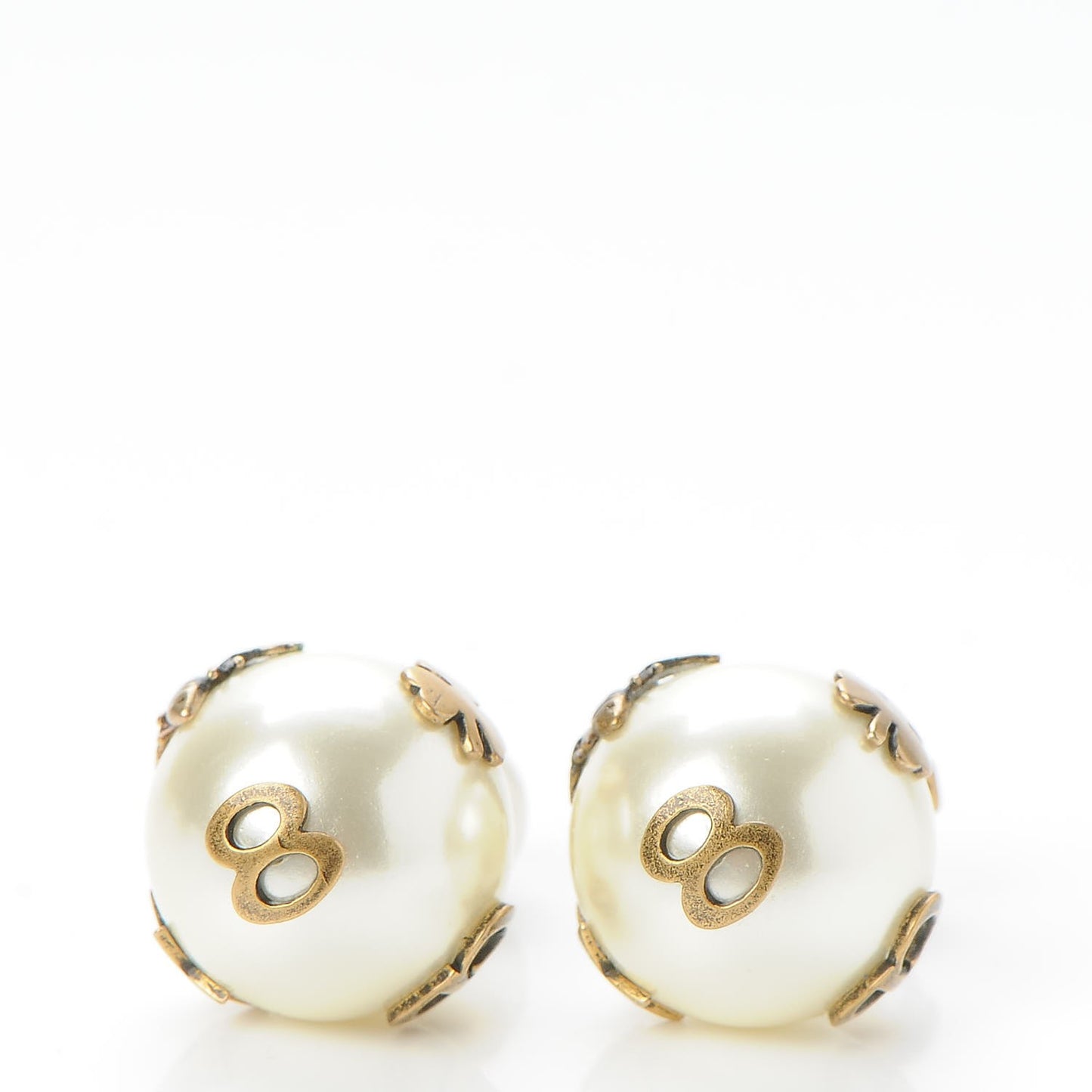 Mise En Dior Tribal Crystal Charm Earrings