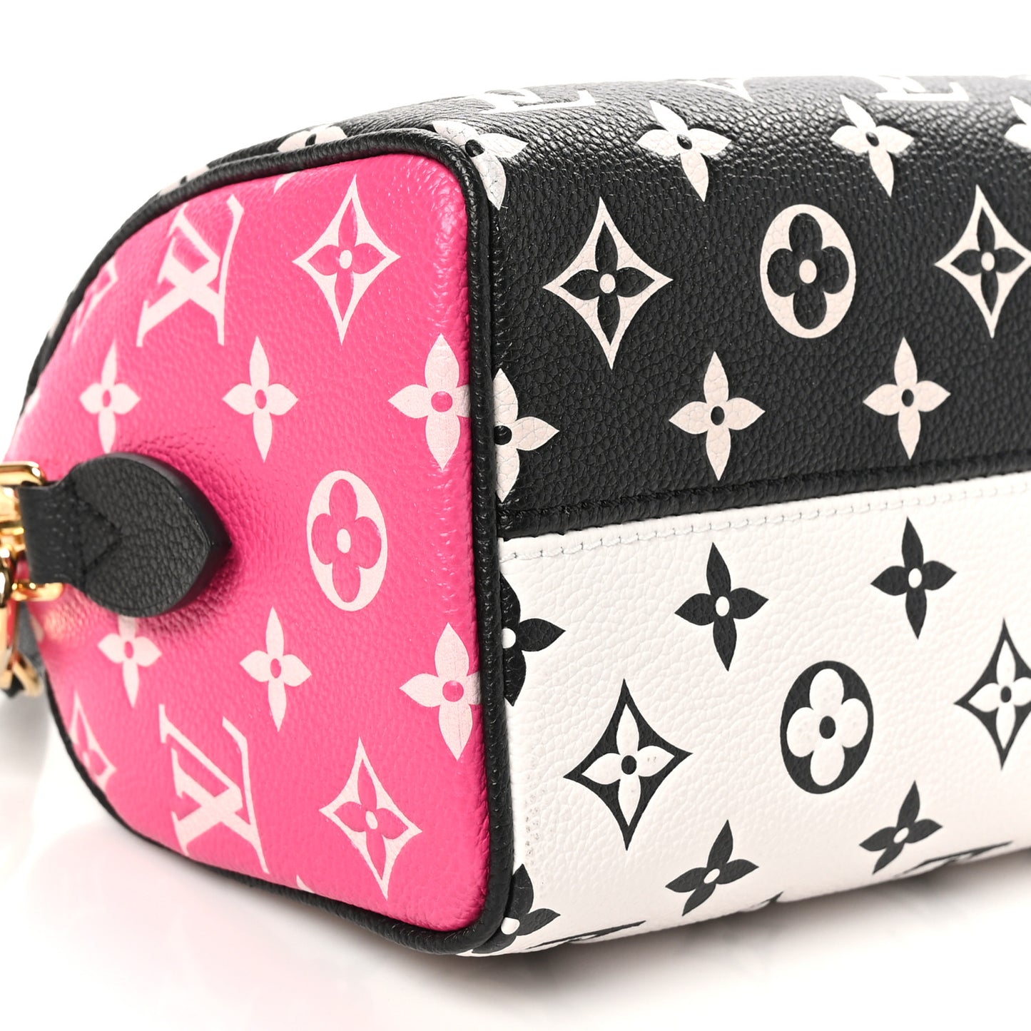 Empreinte Monogram Spring in the City Speedy Bandouliere 20 Black White Pink