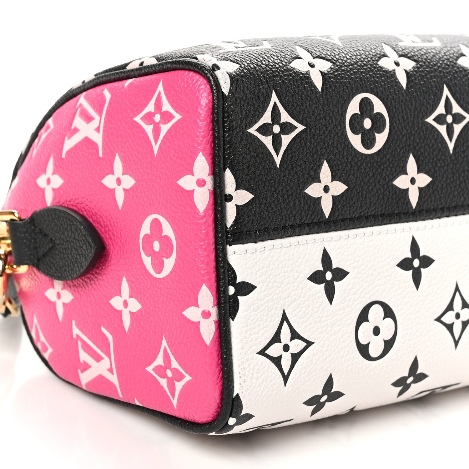Louis Vuitton Empreinte Monogram Spring in the City Speedy Bandouliere 20 Black White Pink 8 of 9