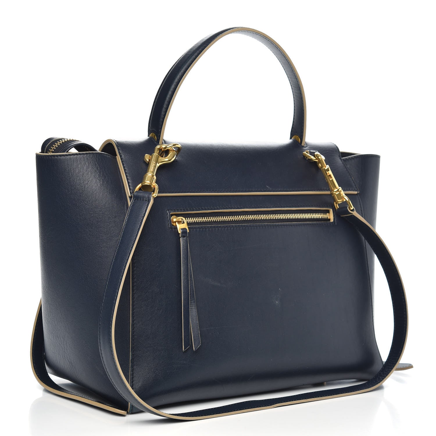 Celine Palmelato Calfskin Mini Belt Bag Navy 3 of 12