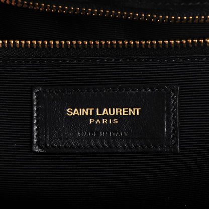 Saint Laurent Suede Monogram Cassandre Shopper Black 6 of 7