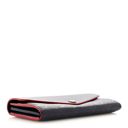 Louis Vuitton Empreinte Sarah Wallet NM  Marine Rouge 4 of 10