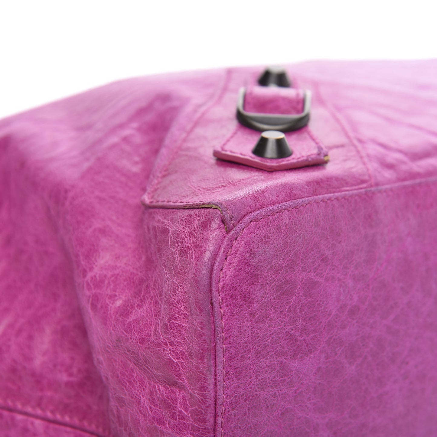 Agneau Classic Hardware Step Magenta