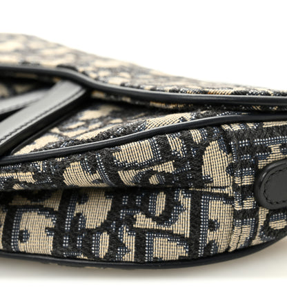 Christian Dior Oblique Mini Saddle Bag Blue 9 of 9