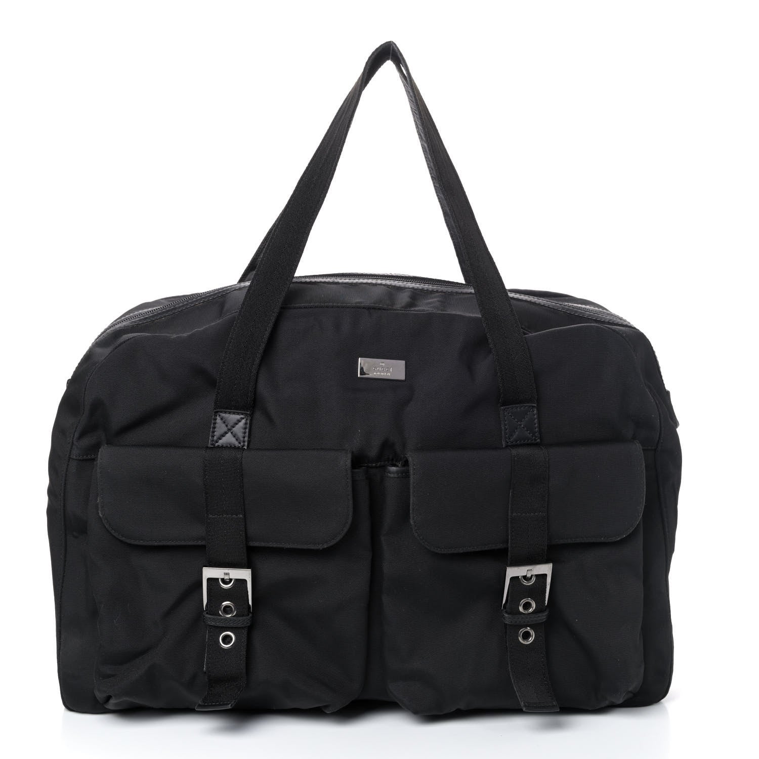 Gucci Nylon Large Duffle Bag Black 1 of 4