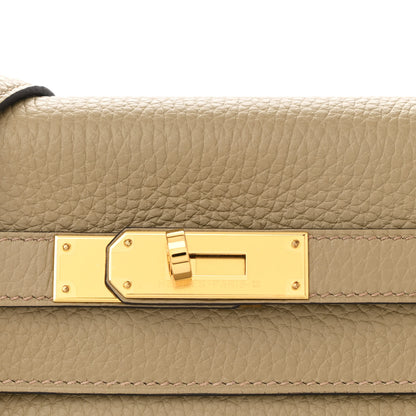 Hermes Taurillon Clemence Kelly Retourne 28 Beige Marfa 8 of 11