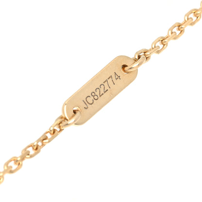 Van Cleef & Arpels 18K Yellow Gold Mother of Pearl Sweet Alhambra Pendant Necklace 4 of 5