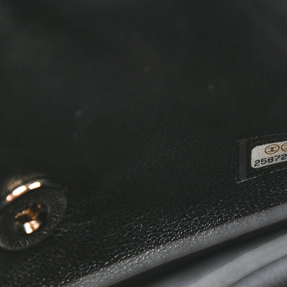 Chanel Lambskin Quilted Mini Square Flap Black 7 of 9