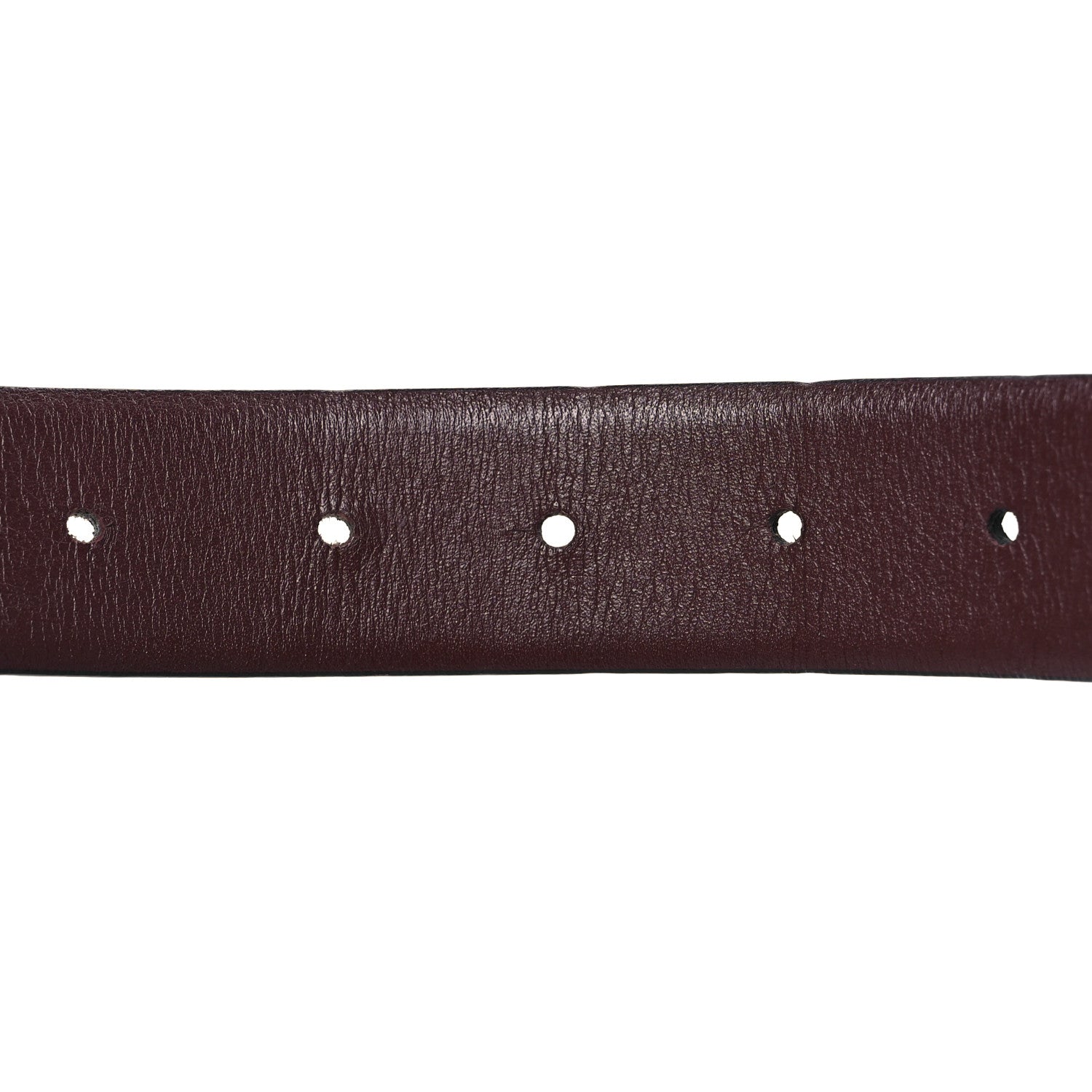 Chanel Calfskin CC Reversible Belt 85 34 Black Burgundy 6 of 9