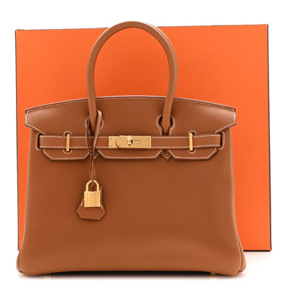 Hermes Togo Birkin 30 Gold 11 of 11