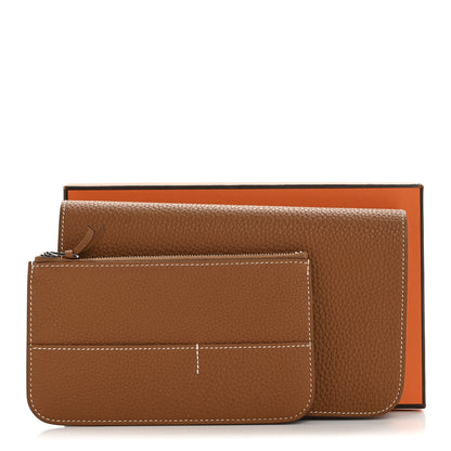 Hermes Togo Dogon Duo Wallet Gold 11 of 11