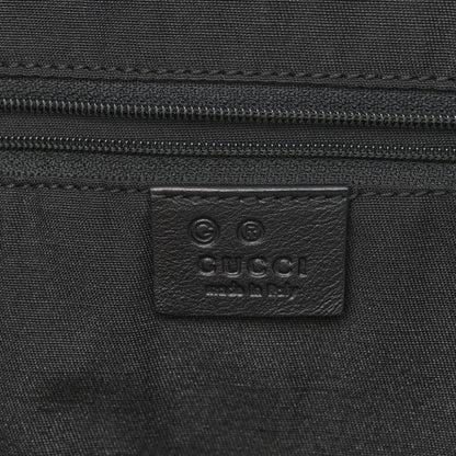 Gucci Metallic Monogram Large Tote Black 10 of 11