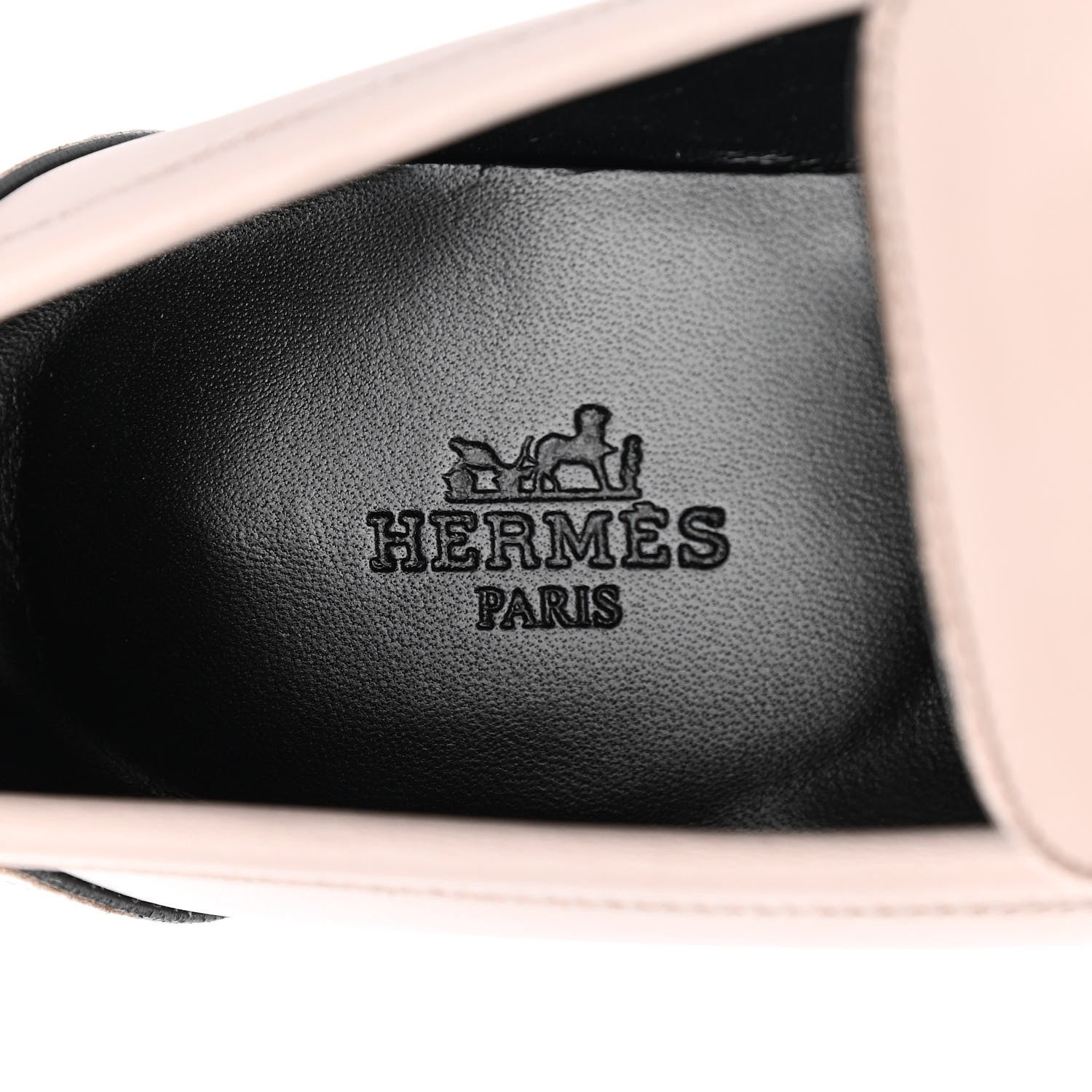 Hermes Calfskin Womens Paris Loafers 36 Rose Petale 7 of 9