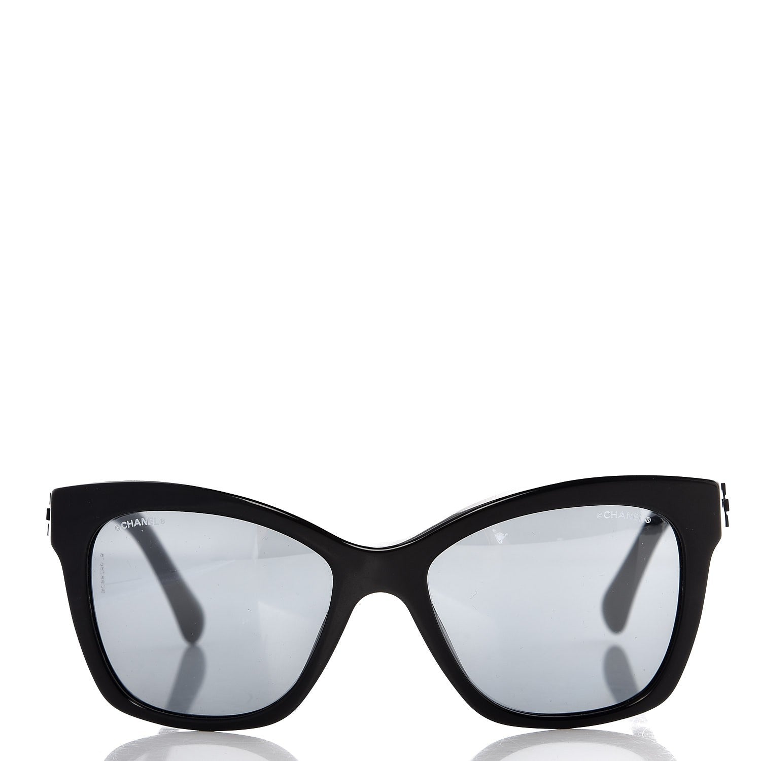 Chanel CC Butterfly Signature Sunglasses 5313 Black 2 of 8