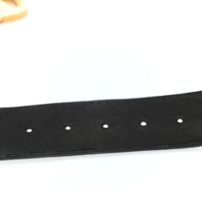 Gucci Faded Calfskin Double G 40mm Belt 80 32 Black 4 of 5