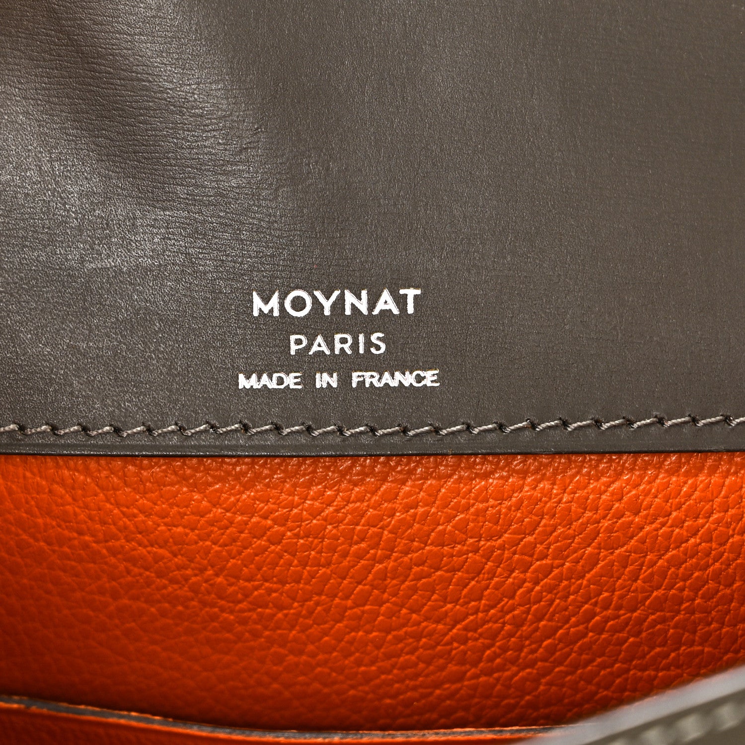 Moynat Box Calfskin Sac Mignon Kaki 6 of 9