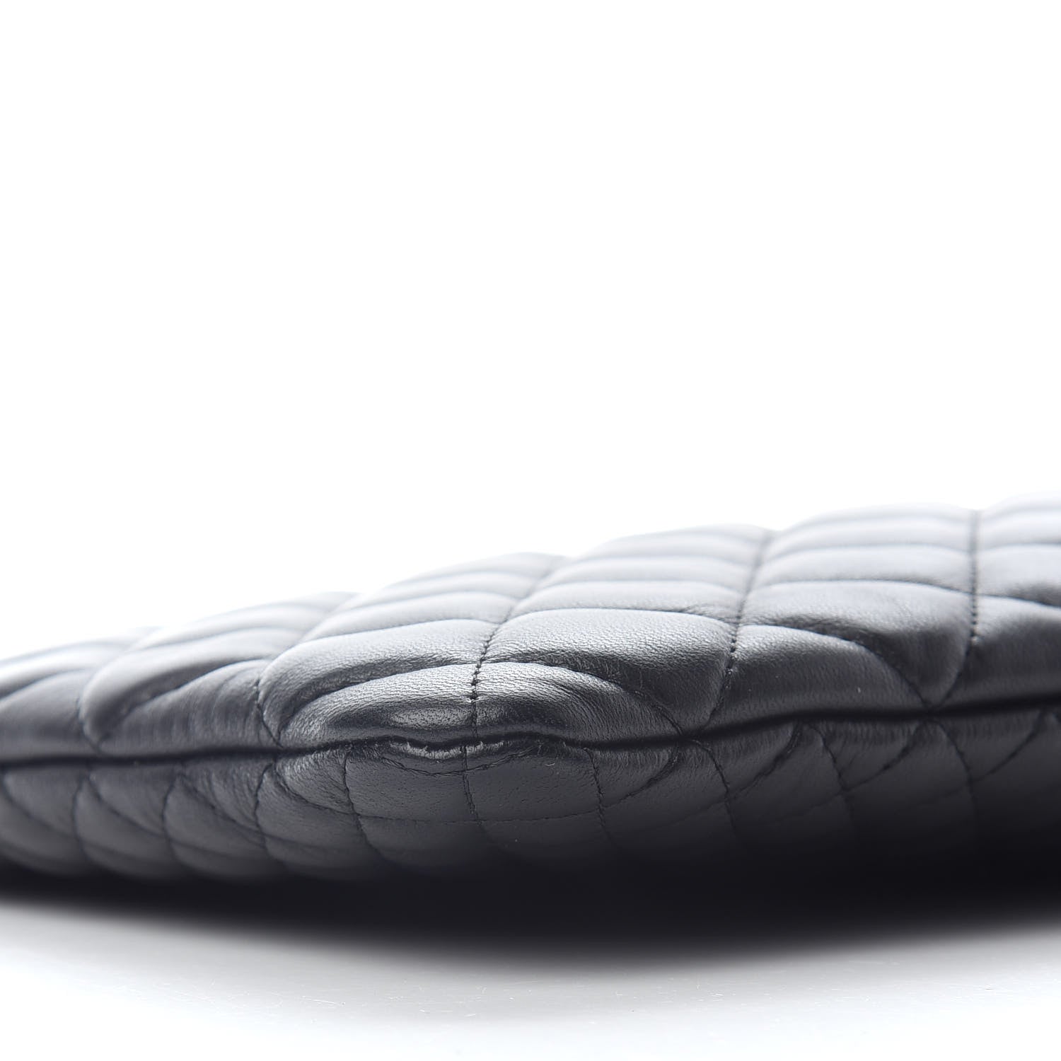Chanel Lambskin Bi Quilted Large Cosmetic Case Black 7 of 8