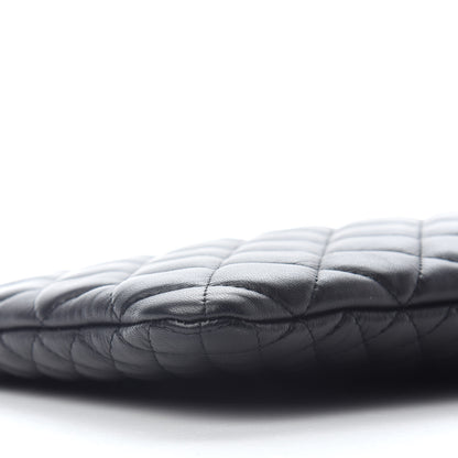 Chanel Lambskin Bi Quilted Large Cosmetic Case Black 7 of 8