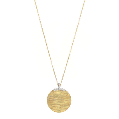 Roberto Coin 18K Yellow Gold Diamond Elephantino Pendant Necklace 1 of 5