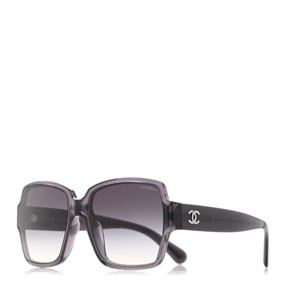 Chanel Acetate Square CC Sunglasses 5385 Grey 1 of 8