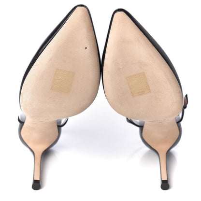 Jimmy Choo Kid PVC Erin 85 Pumps 36 Black 9 of 10