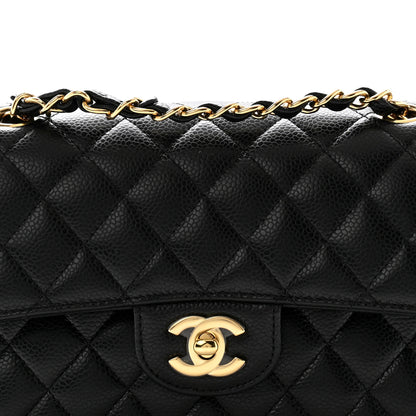 Chanel Caviar Quilted Small Double Flap Black 8 of 10