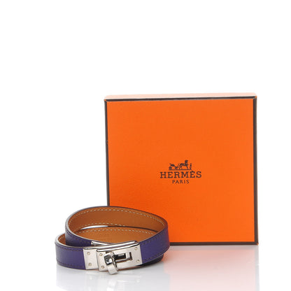 Hermes Swift Kelly Double Tour Bracelet M Iris 7 of 7