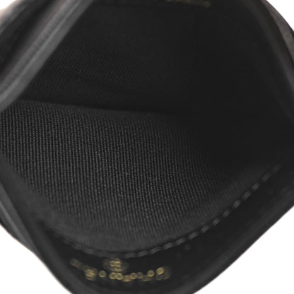 Chanel Caviar Quilted Studded CC Card Holder Black 5 of 9