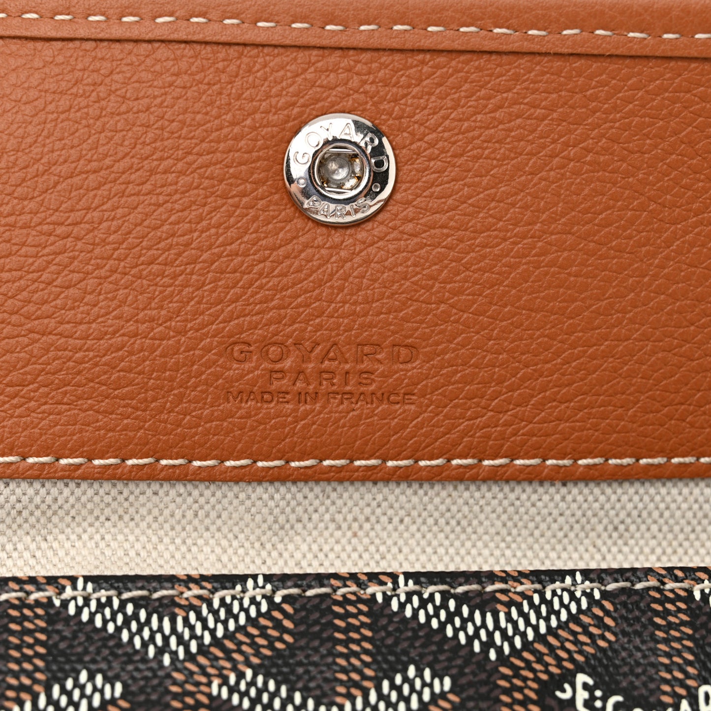 Goyardine Boheme Hobo Black Gold