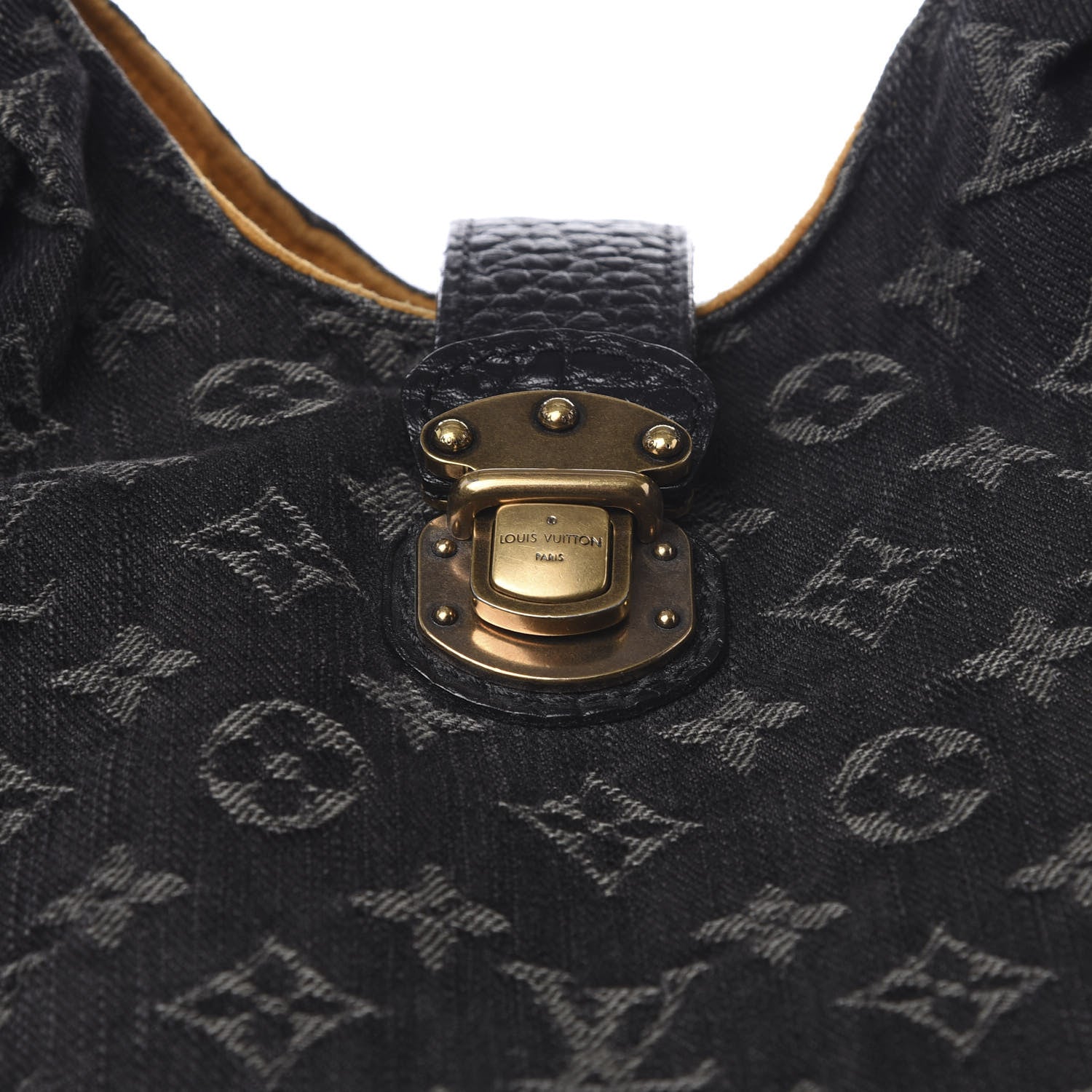 Louis Vuitton Denim Mahina XL Black 10 of 11