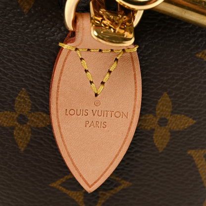 Louis Vuitton Monogram Speedy Bandouliere 20 Black 6 of 9