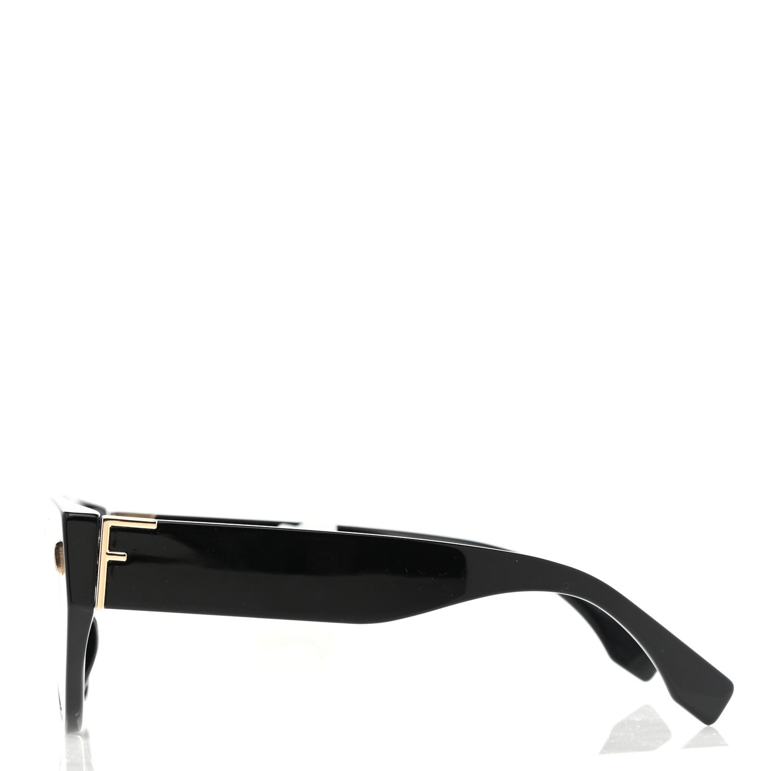 Fendi Geometric Sunglasses FE40035I Black 3 of 8