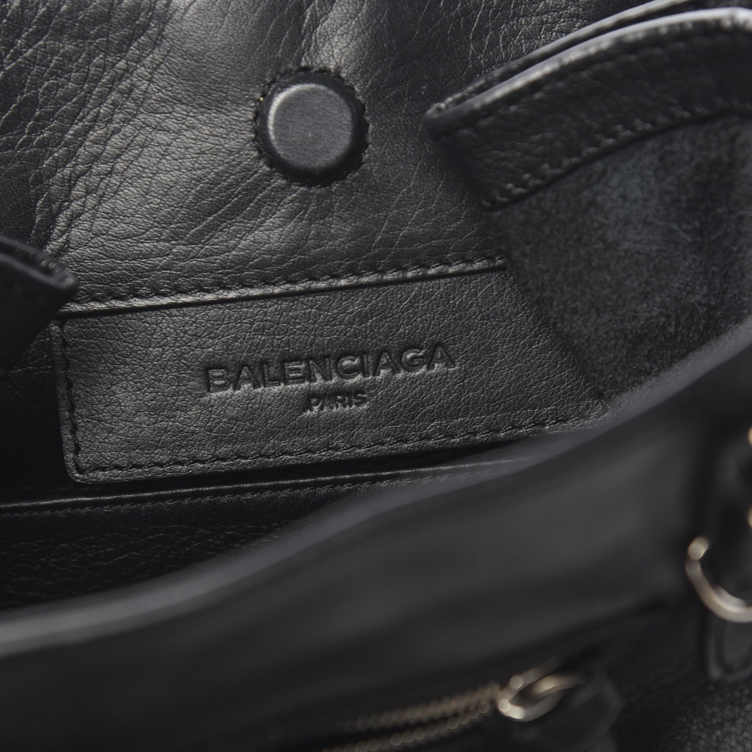 Balenciaga Calfskin Papier Mini A4 Tote Black 5 of 9