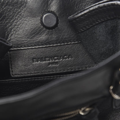 Balenciaga Calfskin Papier Mini A4 Tote Black 5 of 9